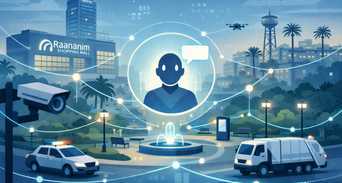 ממצלמות חכמות ועד סוכן עירוני: רעננה משיקה דור חדש של פתרונות AI
