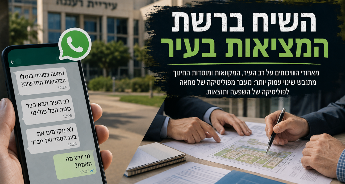 הגיע הזמן להפסיק למדוד את הפוליטיקה הדתית ברעננה לפי עוצמת המאבק התוצאות ידברו